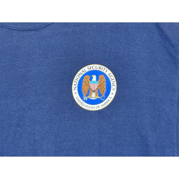 NSA National Security Agency Seal T-Shirt XL United States Intelligence Logo Tee - Picture 5 of 11